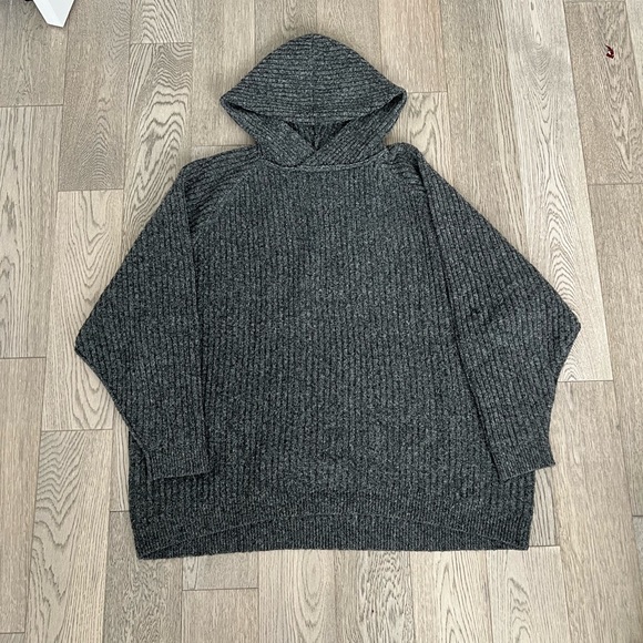 Zara Hooded Knit Sweater - Picture 1 of 4